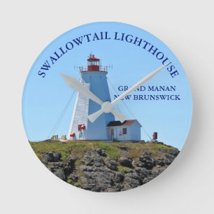 Swallowtail Lighthouse Grand Manan N.B. Clock