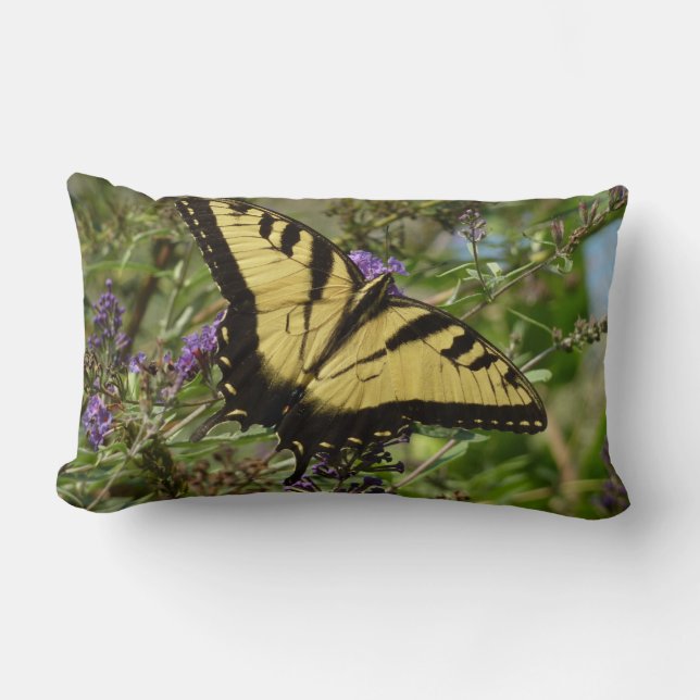 Swallowtail on Butterfly Bush Lumbar Cushion (Front)