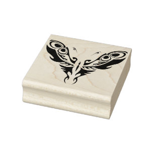 Swallowtail Tattoo Art Butterfly Rubber Stamp