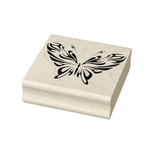Swallowtail Tattoo Art Butterfly Rubber Stamp