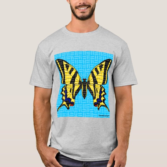 Swallowtail (vivid) - Men's Light Basic T-Shirt (Front)
