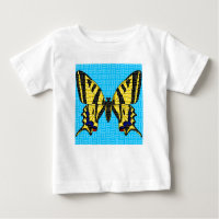 Swallowtail (white) - Baby T-Shirt
