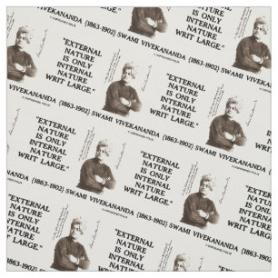 Swami Vivekananda External Nature Internal Nature Fabric