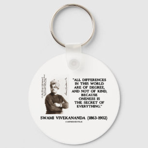 Swami Vivekananda Oneness Secret Of Everything Key Ring