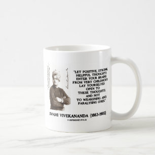 Swami Vivekananda Positive Strong Helpful Thoughts Coffee Mug