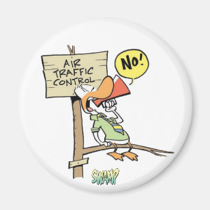 Swamp Air Traffic Controller Magnet