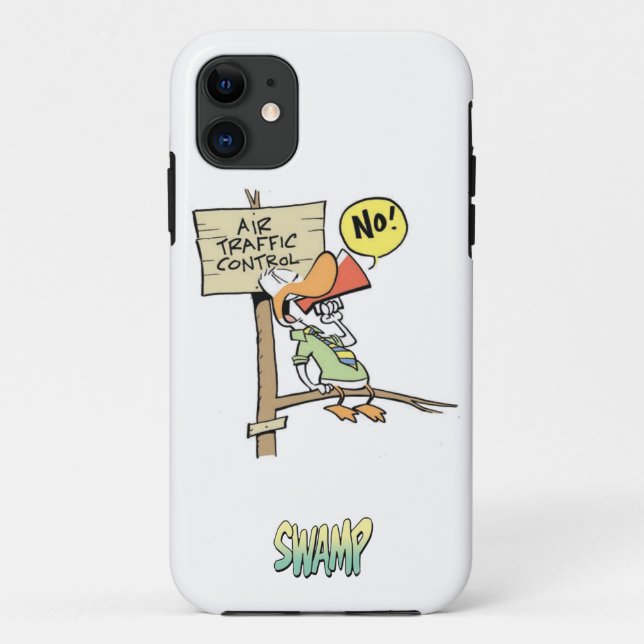 Swamp Air Traffic Controller Permission Denied Case-Mate iPhone Case (Back)