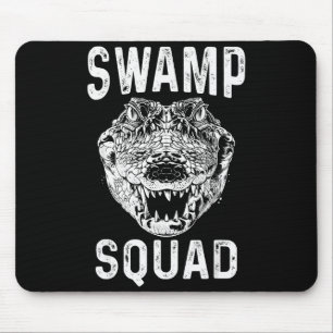 Swamp Alligator Squad Reptile Gator Lovers Funny Mouse Pad