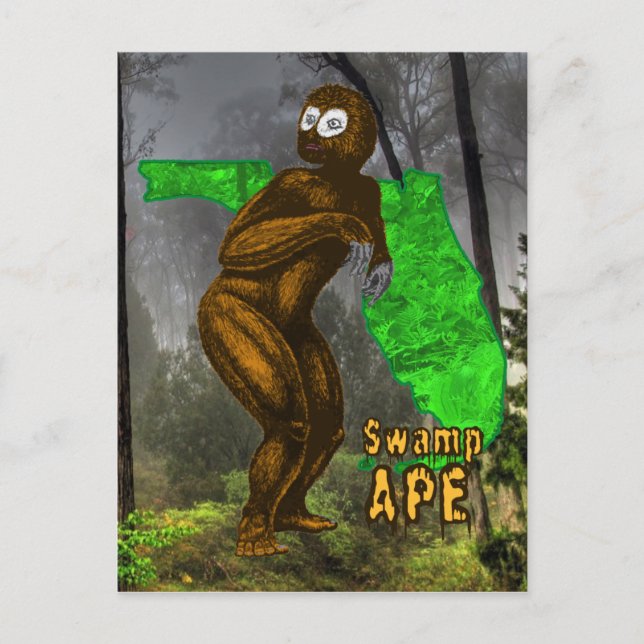Swamp Ape Postcard (Front)