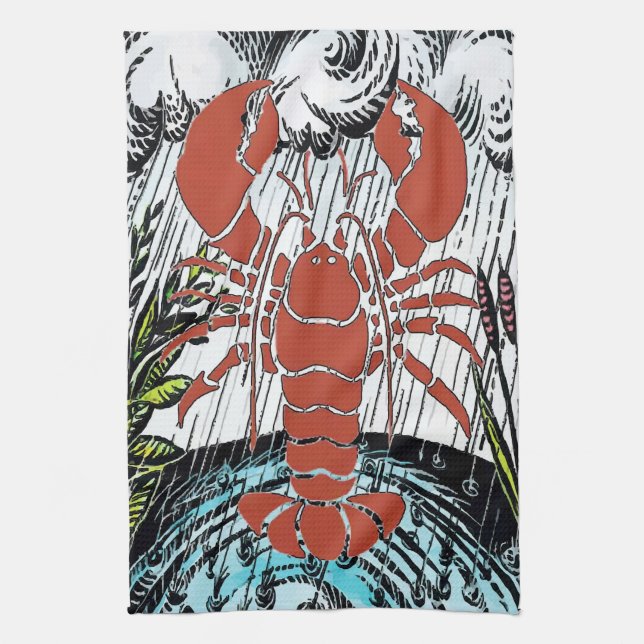 Swamp Crawfish Towels (Vertical)