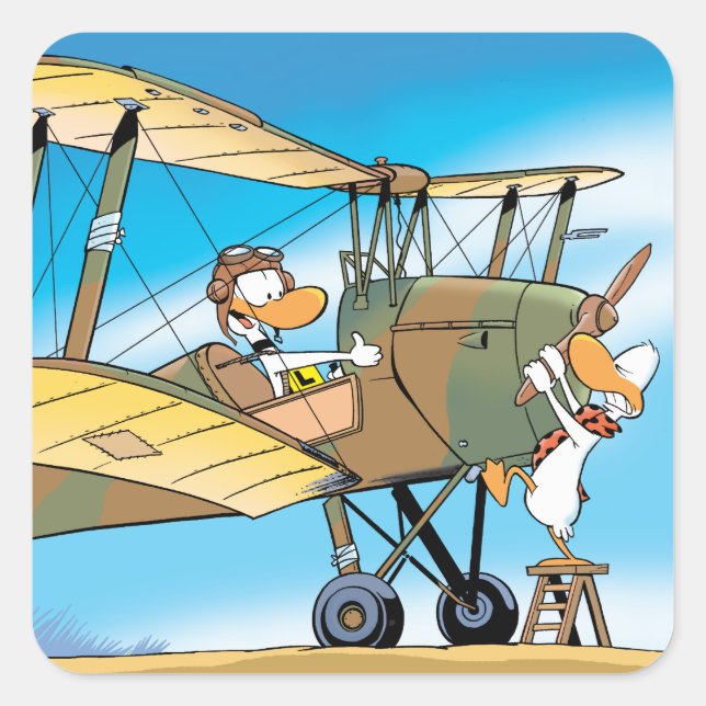 Swamp Ding Duck Prepare For Take-Off Sticker (Front)