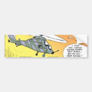 Swamp Ducks Hunting Paranoia Bumper Sticker