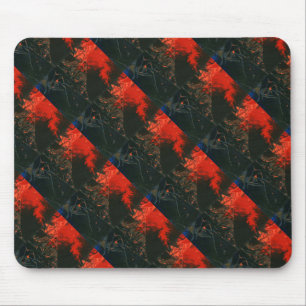 "Swamp Fire #3" Abstract Design Mousepad