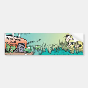 Swamp Frog Prank Bumper Sticker