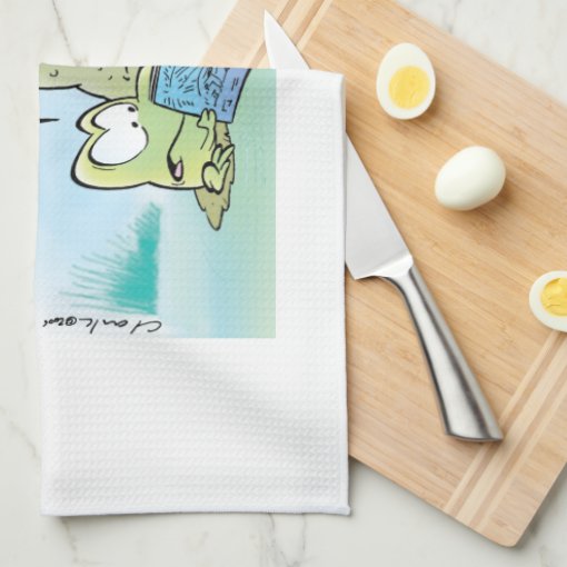 Swamp Frog Recipe Magazine Towel Zazzle