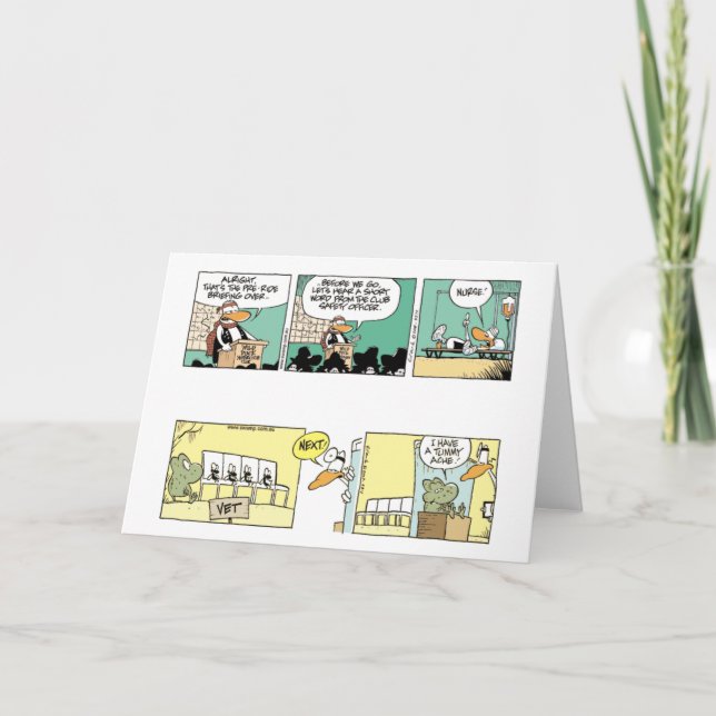 Swamp Get Well Soon Card (Front)