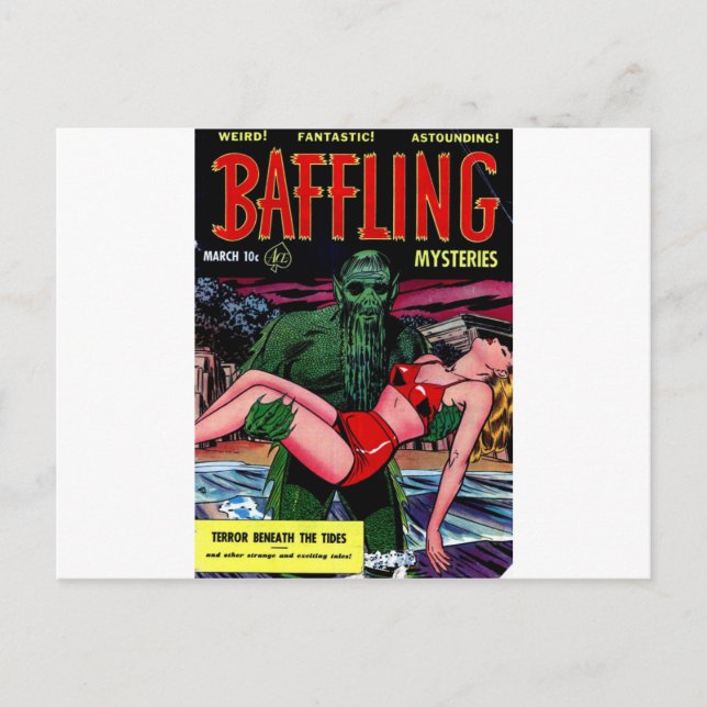 Swamp Man with Beard Postcard (Front)