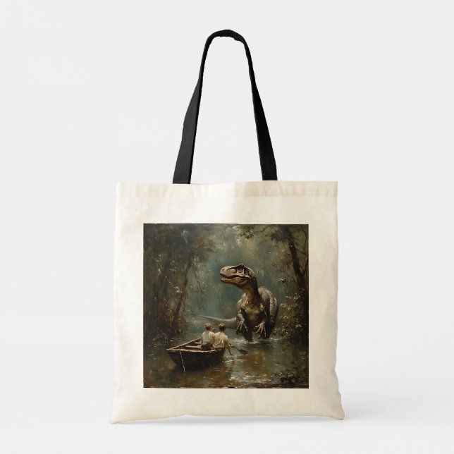 Swamp of Giants – A Prehistoric Encounter Tote Bag (Back)