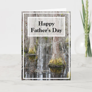 Swamp Photo Father's Day Card