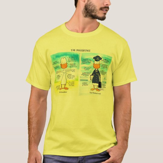Swamp Pilot and Amateur Pilot Differences T-Shirt
