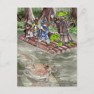 Swamp Raft Postcard