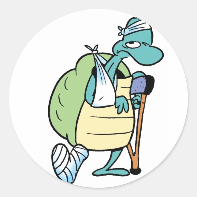 Swamp Turtle Injury Sticker (Front)