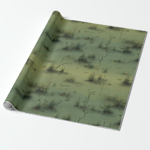 Swamp Witch Spring Wrapping Paper