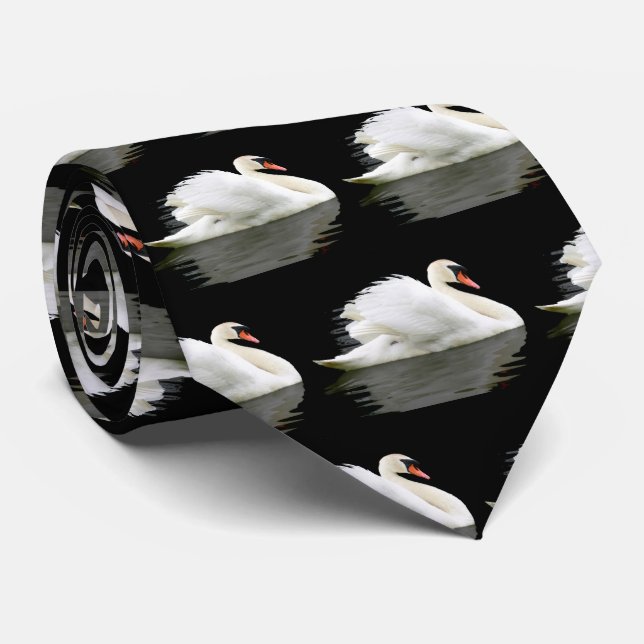 Swan ネクタイ tie (Rolled)