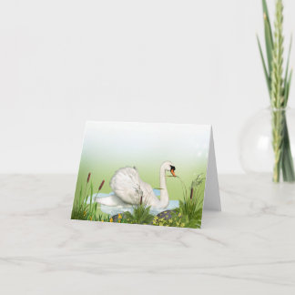 Swan All Occasion Greeting Notecard
