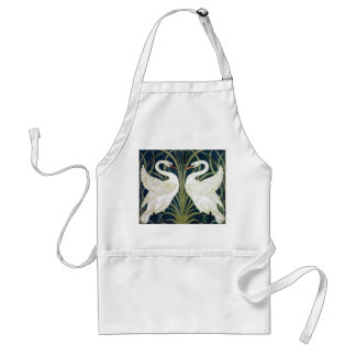 Swan and Rush and Iris wallpaper Apron