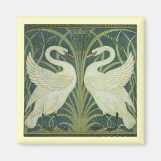 Swan and Rush Magnet