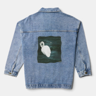 Swan at the Pond Denim Jacket