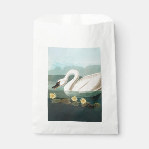 swan audubon bird white water swans favour bag