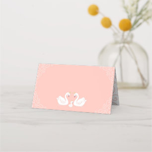 Swan Baby Shower Place Card