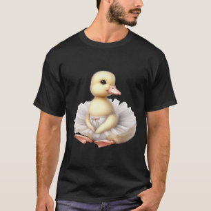 Swan Ballerina Duck Dancing Ballet Watercolor T-Shirt