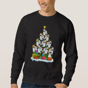 Swan Bird  Xmas Holiday  Swan Christmas Tree Sweatshirt