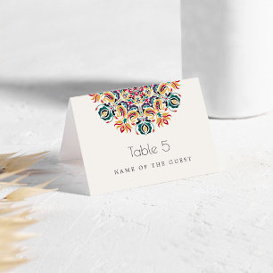 Swan Birds Lotus Floral Mandala Place Cards