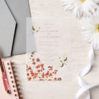 Swan Birds Paradise Spring Florals Wedding