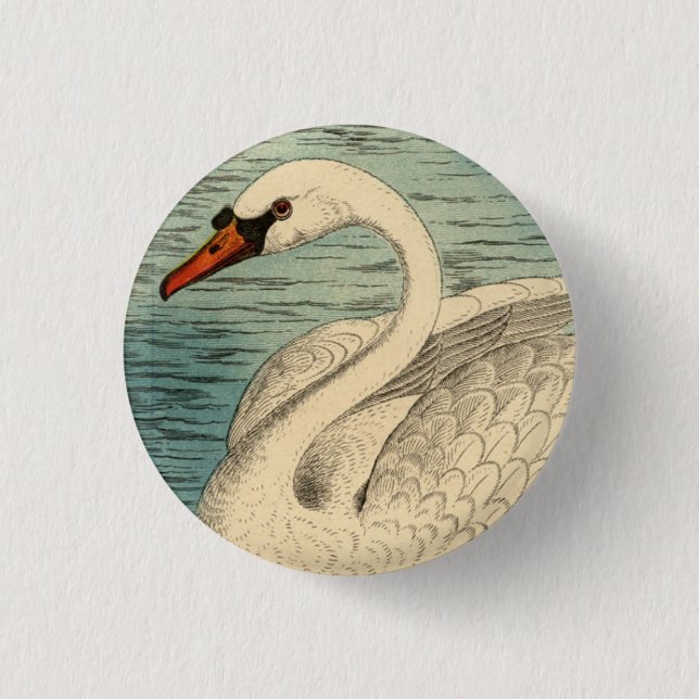 Swan Button (Front)
