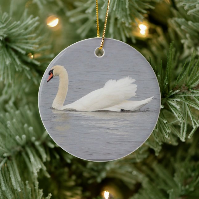 Swan Ceramic Ornament (Tree)