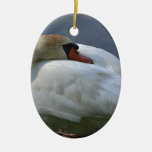 Swan Ceramic Ornament