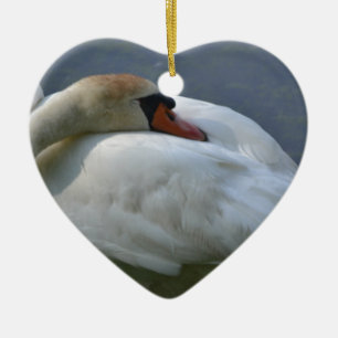 Swan Ceramic Ornament