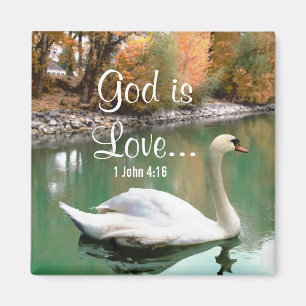 Swan Christian Magnet