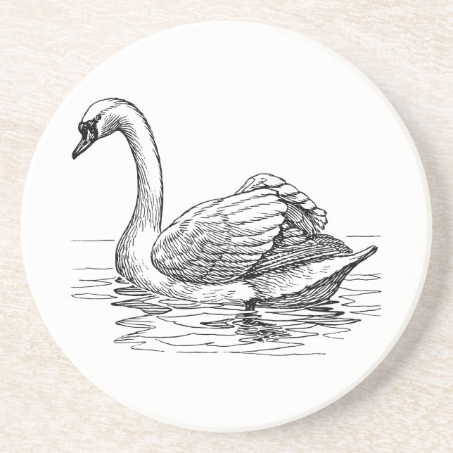 Swan Coaster (Front)