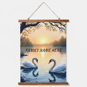 Swan Couple Tapestry