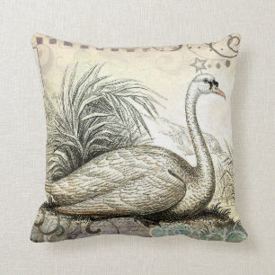 Swan Graphic Cushion