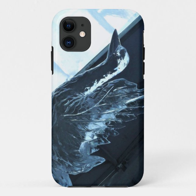 Swan Ice Sculpture, Quebec, Canada Case-Mate iPhone Case (Back)
