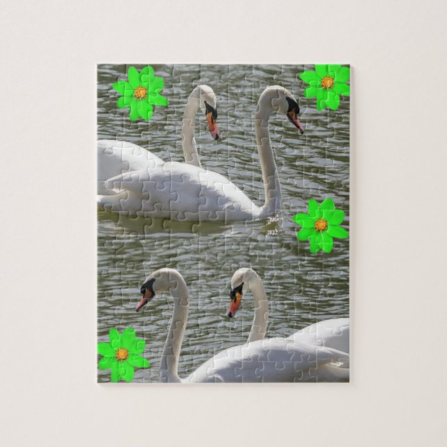 Swan Jigsaw Puzzle (Vertical)