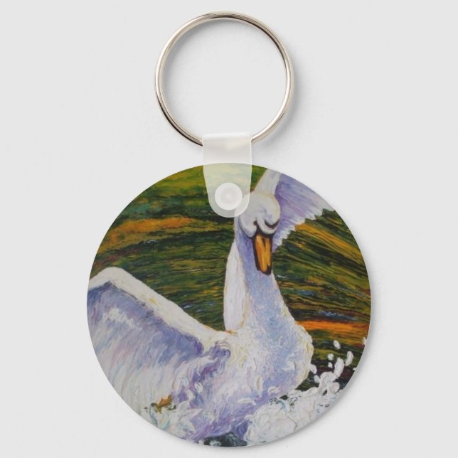 Swan Key Chain (Front)