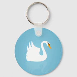 Swan Key Ring